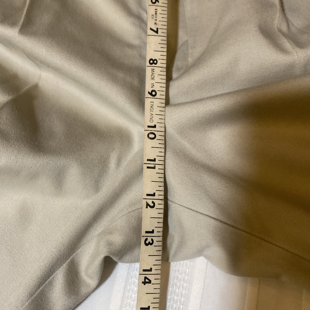 Tommy Hilfiger Pants Mens 34x30 Khaki Dress Casual Pleated‎ - Picture 4 of 4